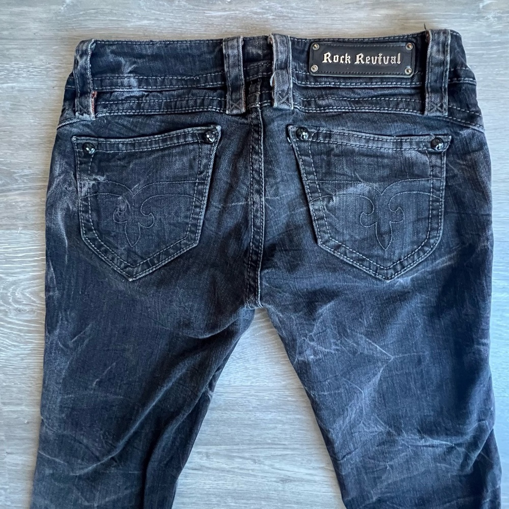 Rock Revival Distressed Skinny Jeans